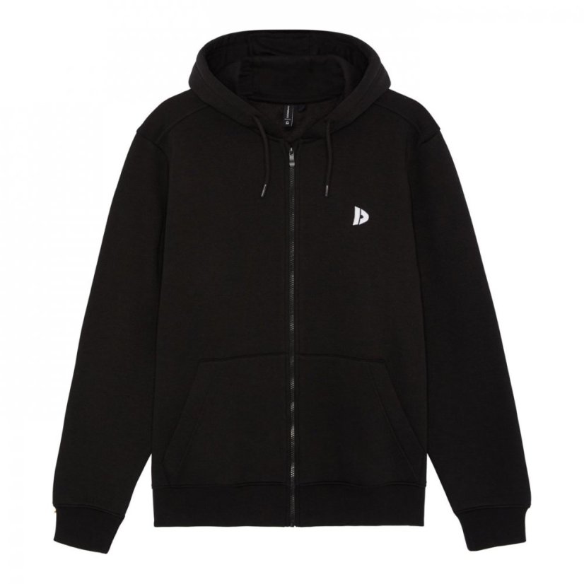 Donnay Zip Hoodie Black