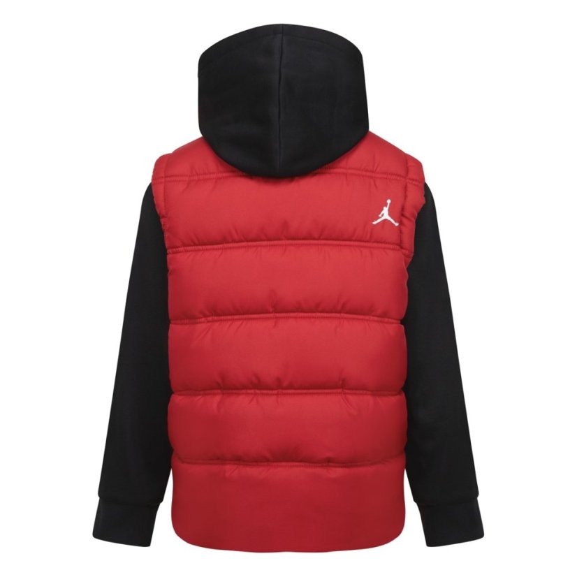 Air Jordan Kids' Lightweight Quilted Puffer Jacket Red/Black