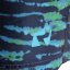Ript Batik Tie Dye Print Swim pánské šortky Blue/Green