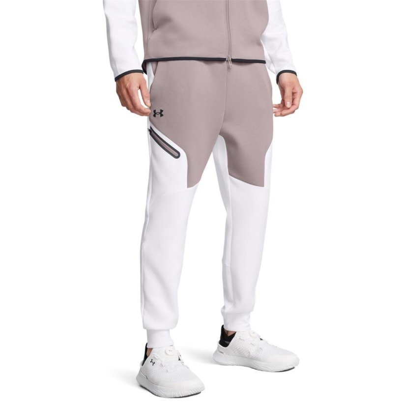 Under Armour Men's Unstoppable Closed Hem Fleece Joggers Tetra Grey