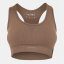 USA Pro UP Seamless Crop Sports Bra Dusky Mocha