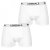 Lonsdale 2 Pack Trunks Mens White