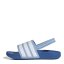 adidas Adilette Estrap Slides Kids Sky/White