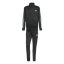 adidas Basic 3 - Stripes Tricot Tracksuit Black