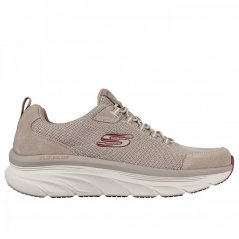 Skechers D Lux Walker Trainers Mens Taupe