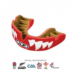 Opro Power-Fit Jaws Adult Mouth Guard Red/White/Gold