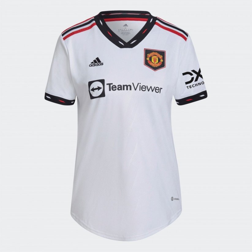 adidas Manchester United Away Shirt 2022 2023 Womens White
