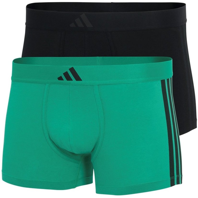 adidas Active Flex Cotton 3 Stripes Trunk (2PK) Multi
