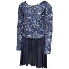 Hummel Kids' Freja Dress and Legging Set Black Iris