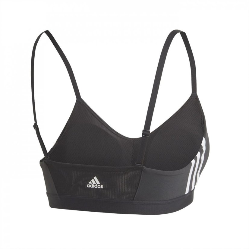 adidas All Me 3-Stripes Sports Bra Womens Black