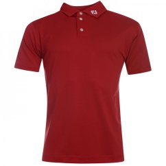 Footjoy Solid pánské polo tričko Red