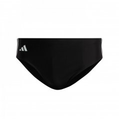 adidas Classic 3 Stripe Swim Trunks Mens Black