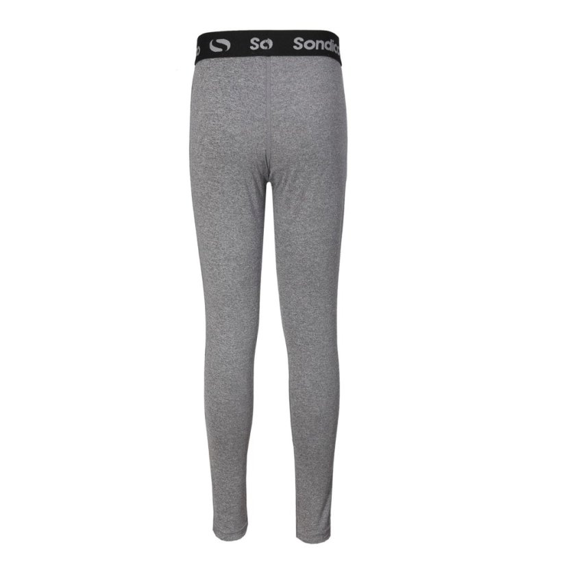 Sondico Core Baselayer Tights Juniors Grey Marl