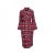 Cyberjammies Clarissa Long Dressing Gown Red Check