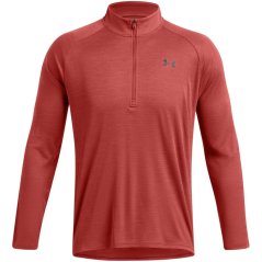 Under Armour Tech™ ½ Zip Long Sleeve Mens Earthen Orange