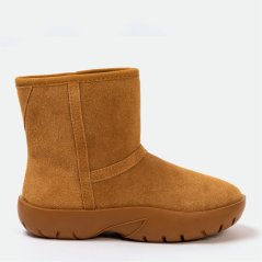 Golddigga Snug Womens Classic Slip On Ankle Boots Chestnut