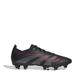 adidas Predator League Soft Ground Football Boots Black/Grey