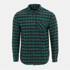 Firetrap Check Shirt Mens Green/Black