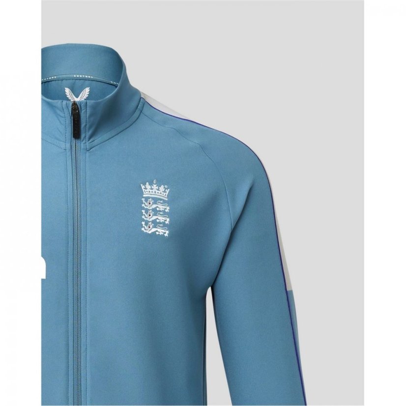 Castore England Training Jacket Mens Blue Stone