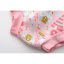 Star One Piece Swimsuit Babies Pink AOP
