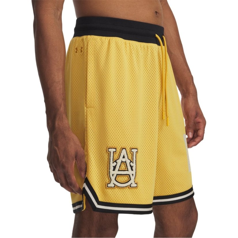 Under Armour Men's Hoops Basketball Shorts Yellow