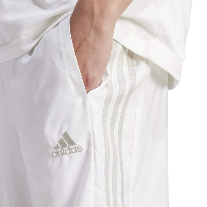 adidas 3-Stripes pánske šortky Off White - Veľkosť: 2XL