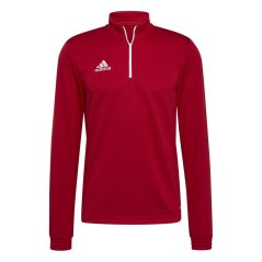 adidas Men's 1/4 Zip Fleece Power Red