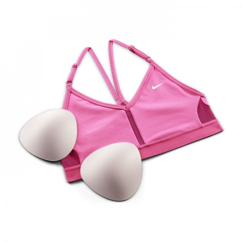 Nike Indy Women's Light-Support Logo Sports Bra Pinksicle