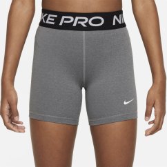 Nike Pro Shorts Junior Girls Grey Heather