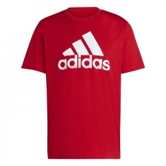 adidas Graphic Logo pánské tričko Red BOS