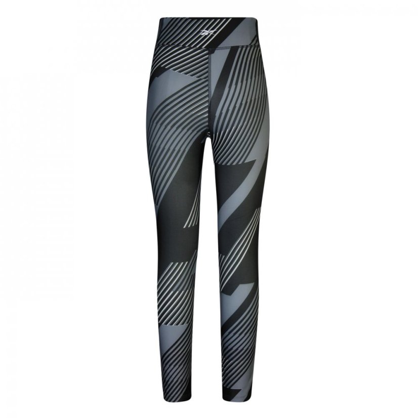 Reebok Workout Ready Printed Leggings Womens Legging Night Black