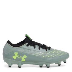 Under Armour Magnetico Elite 4 Juniors Firm Ground Football Boots Silica Green