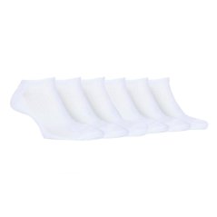 Jeep 6 Pack Trainer Socks Ladies White