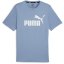 Puma 2 Col Logo Tee White/Blue