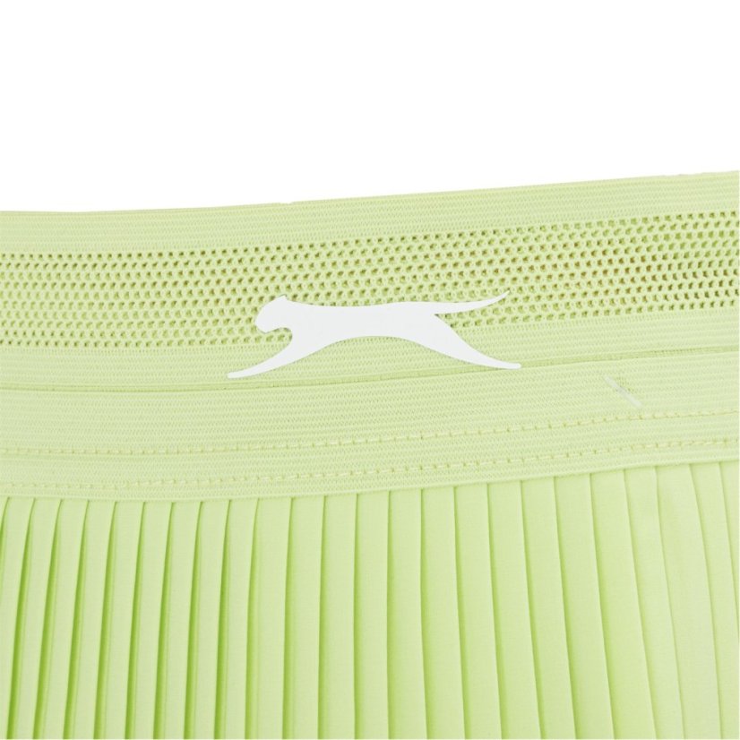 Slazenger Pleated Skort Womens Shadow Lime