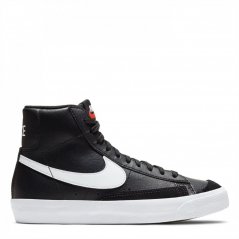 Nike Blazer Mid '77 Big Kids' Shoes Black/White