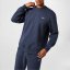 Slazenger Fleece Crew Sweater Mens Indigo Marl
