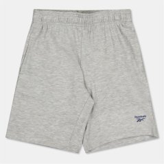 Reebok Jersey Jogger Shorts Lt Grey Heather