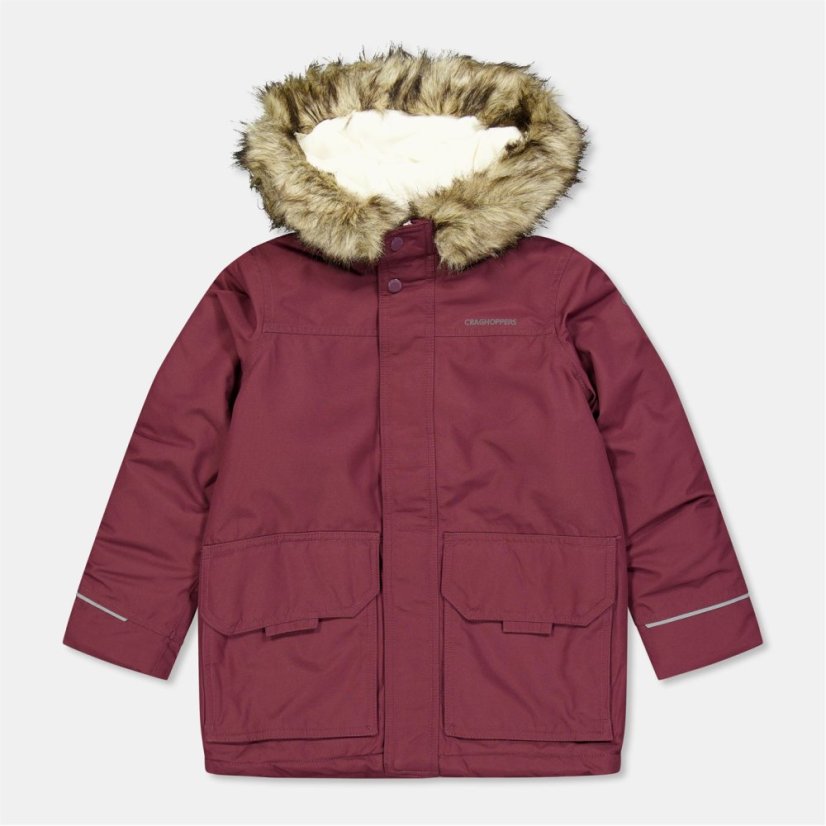 Craghoppers Kids' Corrib Waterproof Insulated Puffer Jacket Deep Violet