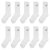 New Balance 10 Pk Cushioned Crew White