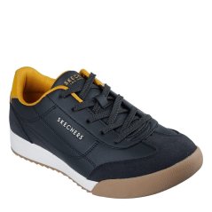 Skechers Zinger Ultimate Classic Court Trainers Mens Blk Dlth/Sd/Gld
