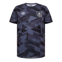 Umbro Men's Burnley Licence Short-Sleeve T-Shirt Crbn/Grsll/Blk