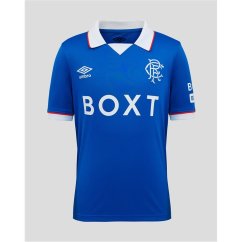 Umbro Rangers Home Shirt 2025 2026 Juniors Lapis Blue