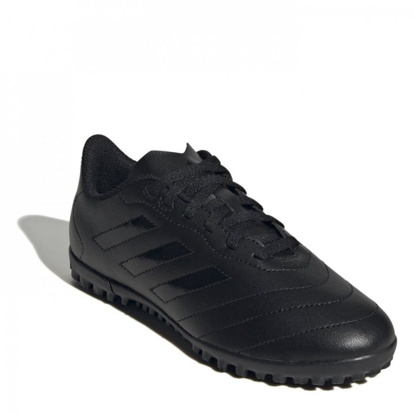 adidas Goletto VIII Astro Turf Football Boots Kids Black/Black