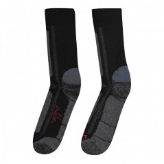 Karrimor Trekking Socks Two Pack Mens Black