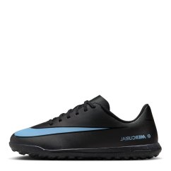 Nike Mercurial Vapor 16 Club Juniors Astro Turf Football Boots Black/Blue