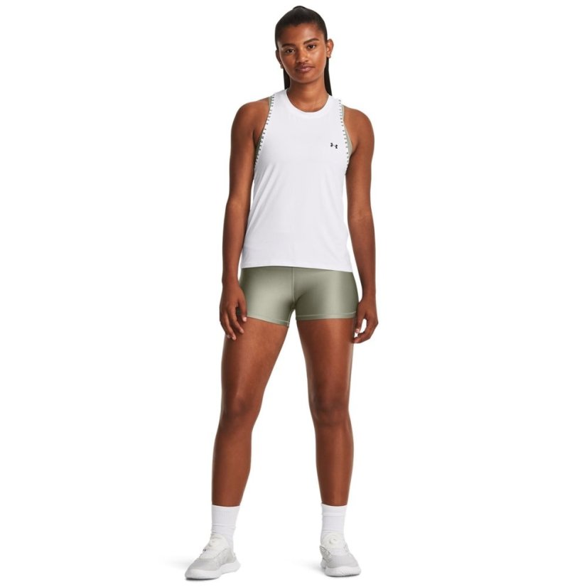 Under Armour Under HeatGear Mid Shorty Shorts Womens Green