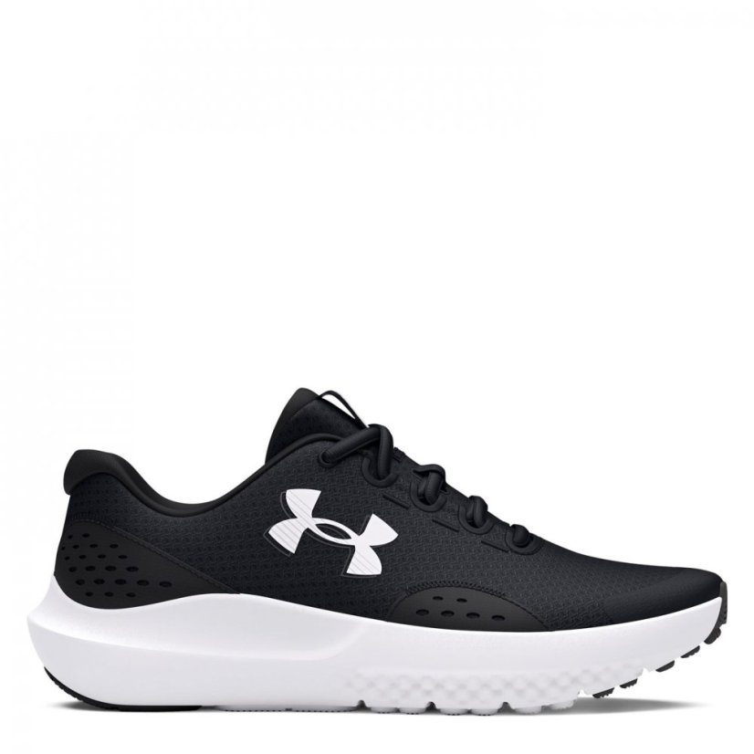 Under Armour Surge 4 Running Shoes Unisex Juniors Black/White