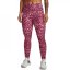 Under Armour Armour AOP Ankle Leggings Womens Pink