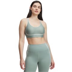 Under Armour Infinity Mid Piped Sports Bra Green